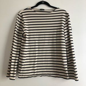 Saint James for Jcrew Cream and Blue Sweartshirt